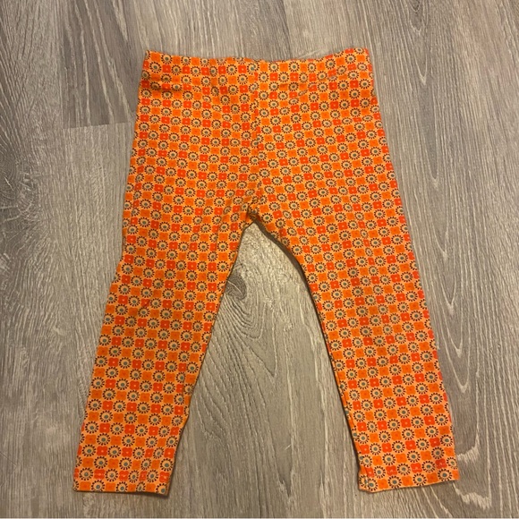 Bonnie Baby pumpkin fall tulle long sleeve top & matching leggings size 18M GUC - Picture 9 of 9